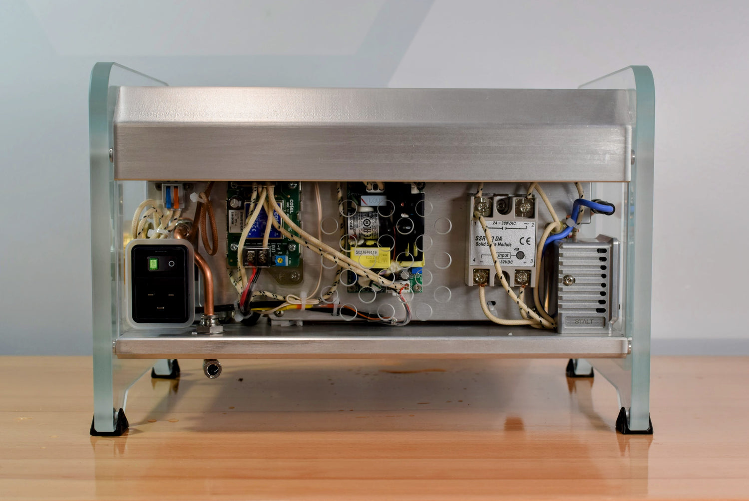 Industrial grade electronics panel for stalt espresso machine